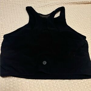 Lululemon sports bra/tank size 8 color black